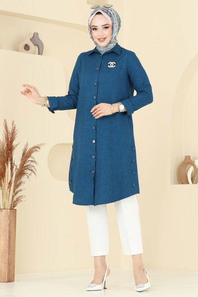 K.T.R. - Tunic 3047KTR750-MS Petroleum