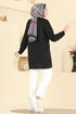 بلوز أسود 304OZN1046-MS - Thumbnail