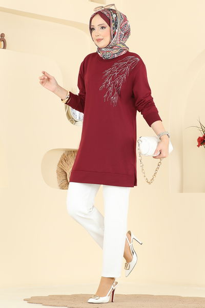 O.Z.N. - Tunic 304OZN1046-MS Burgundy - 423849