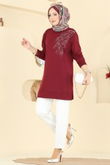 O.Z.N. - Tunic 304OZN1046-MS Burgundy