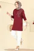 Tunic 304OZN1046-MS Burgundy - Thumbnail
