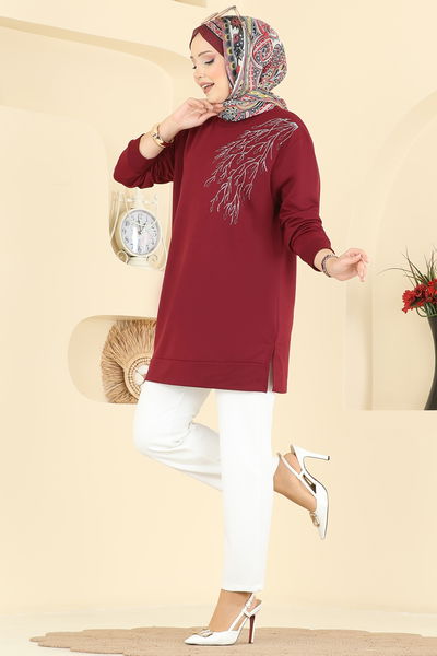 O.Z.N. - Tunic 304OZN1046-MS Burgundy - 423850