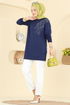 Tunic 304OZN1046-MS Navy Blue - Thumbnail