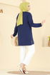 بلوز كحلي 304OZN1046-MS - Thumbnail