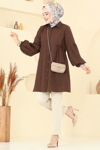 K.T.R. - Tunic 3055KTR750-MS Brown