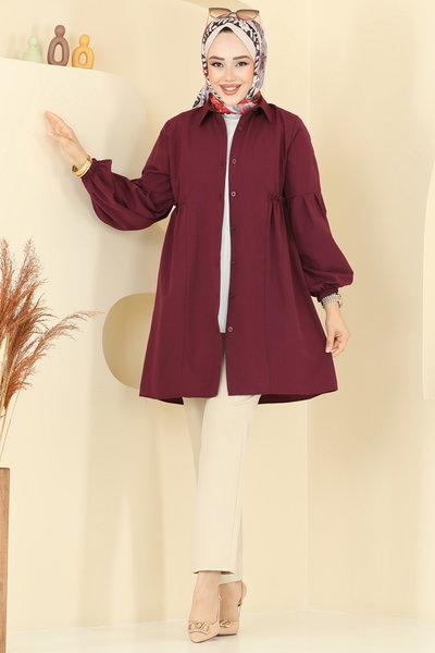 K.T.R. - Tunic 3055KTR750-MS Burgundy - 374174