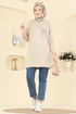 Tunic 305OZN1046-MS Beige - Thumbnail