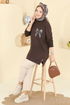 بلوز بني 305OZN1046-MS - Thumbnail