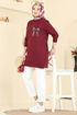 Tunic 305OZN1046-MS Burgundy - Thumbnail