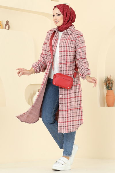 K.T.R. - Tunic 3062KTR750-MS Pattern 1 Red - 394642