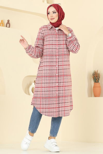 K.T.R. - Tunic 3062KTR750-MS Pattern 1 Red - 394643