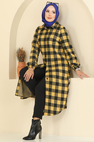 K.T.R. - بلوز نمط3 الخردل 3062KTR750-MS - 394653