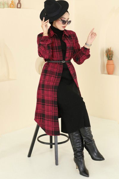 K.T.R. - Tunic 3062KTR750-MS Pattern2 Red