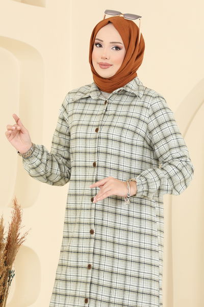 K.T.R. - Tunic 3068KTR750-MS Almond Green - 414601