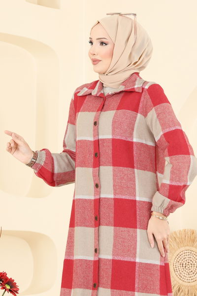 K.T.R. - بلوز بيج&أحمر 3068KTR750-MS - 414618