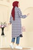 Tunic 3068KTR750-MS Navy Blue&Ecru - Thumbnail
