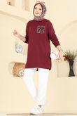 O.Z.N. - Tunic 306OZN1046-MS Burgundy