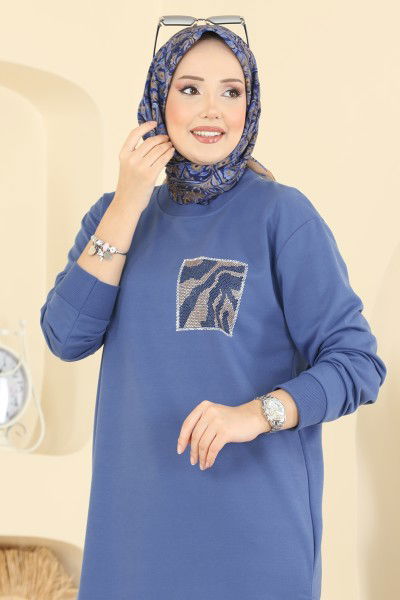 O.Z.N. - Tunic 306OZN1046-MS Indigo