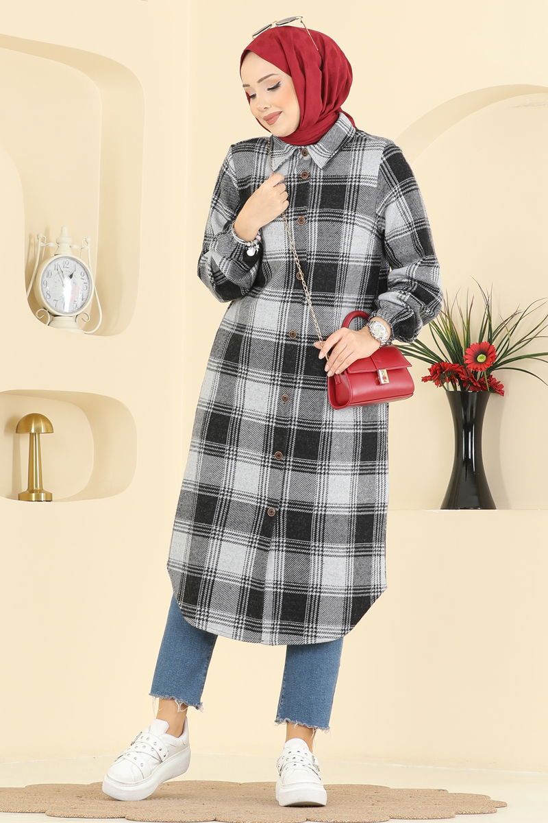 بلوز رمادي 3074KTR750-MS