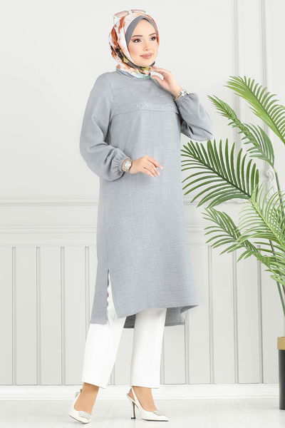 H.B.S. - Tunic 3123HBS856-MS Gray - 379776