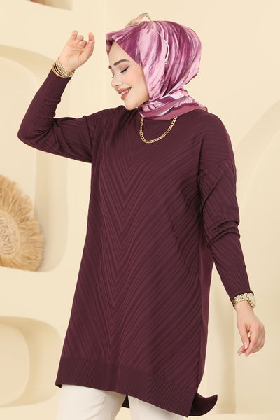 U.Z. - Tunic 3192UZ662-MS Burgundy - 418295