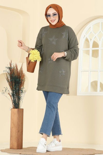 H.B.S. - Tunic 3225HBS856-MS Khaki