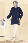 H.B.S. - Tunic 3225HBS856-MS Navy Blue