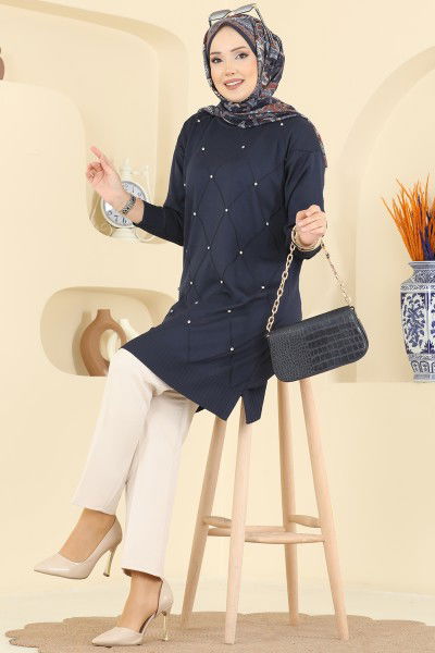U.Z. - Tunic 3225UZ662-MS Navy Blue