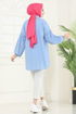 Tunic 4060ASN888-MS Baby Blue - Thumbnail