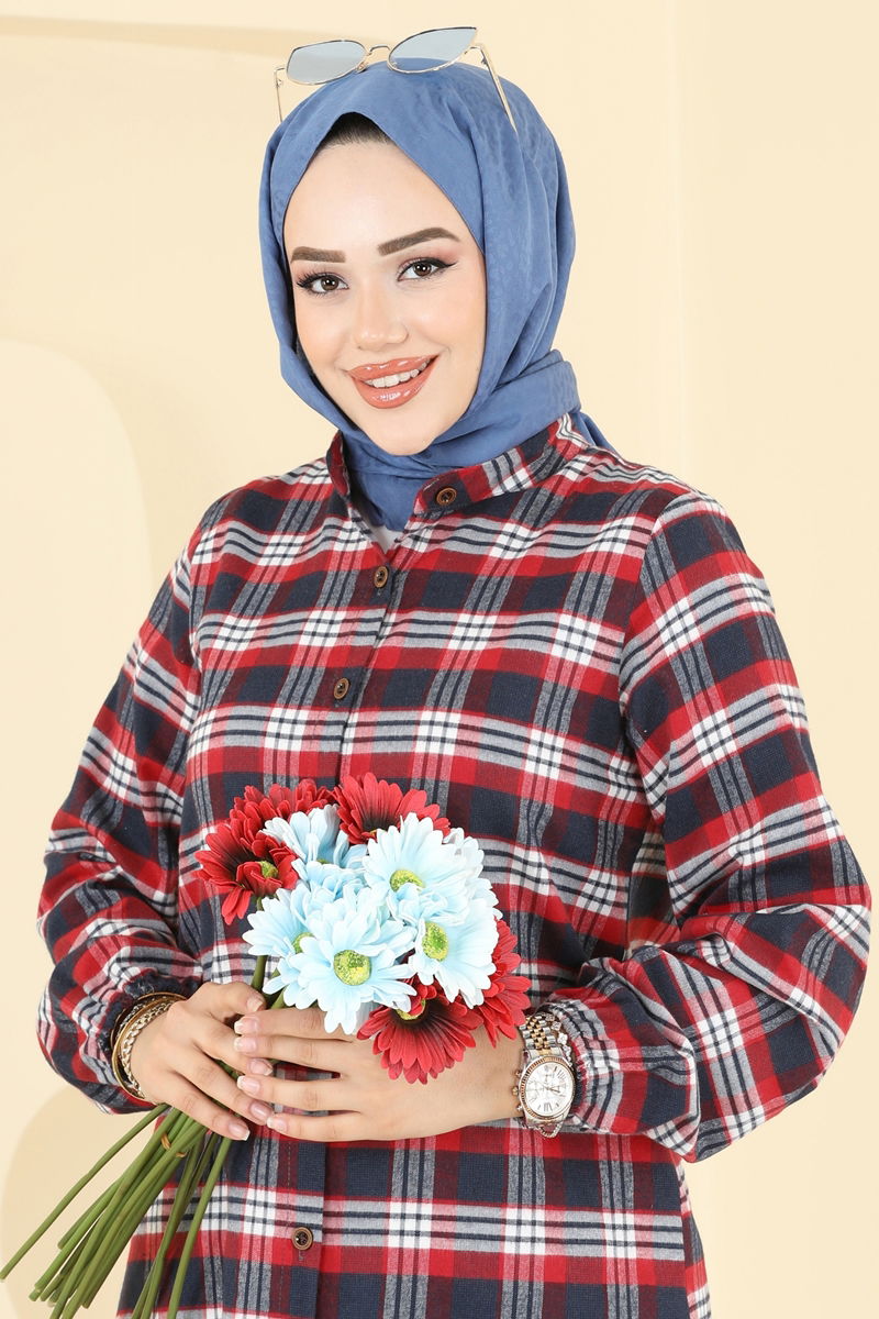 بلوز احمر 4123PM271-MS