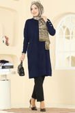 K.L.N. - Tunic 5021KLN570-MS Navy Blue