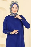K.L.N. - Tunic 5021KLN570-MS Saxe