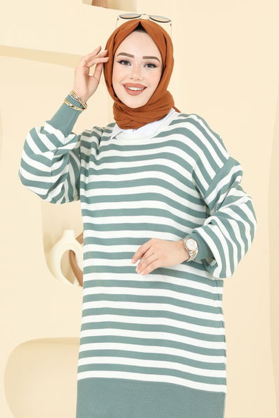 K.L. - بلوز أخضر باهت 6005KL398-MS - 392565