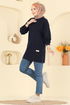 Tunic 701PM271-MS Dark Navy Blue - Thumbnail