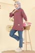 Tunic 701PM271-MS Dark Rose Dusky - Thumbnail