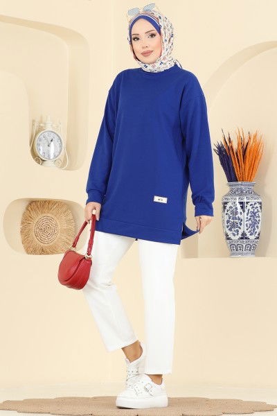 P.R.M. - Tunic 701PM271-MS Saxe