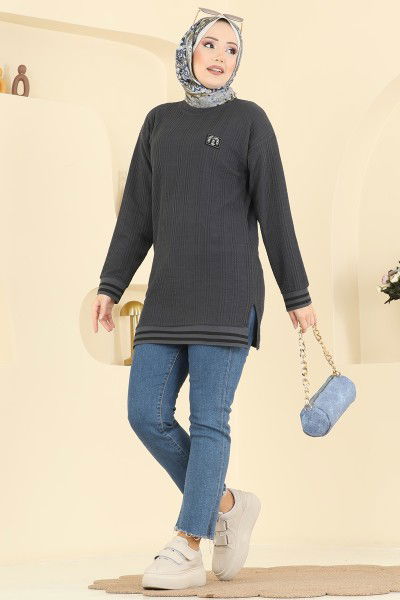 P.R.M. - Tunic 708PM271-MS Anthracite