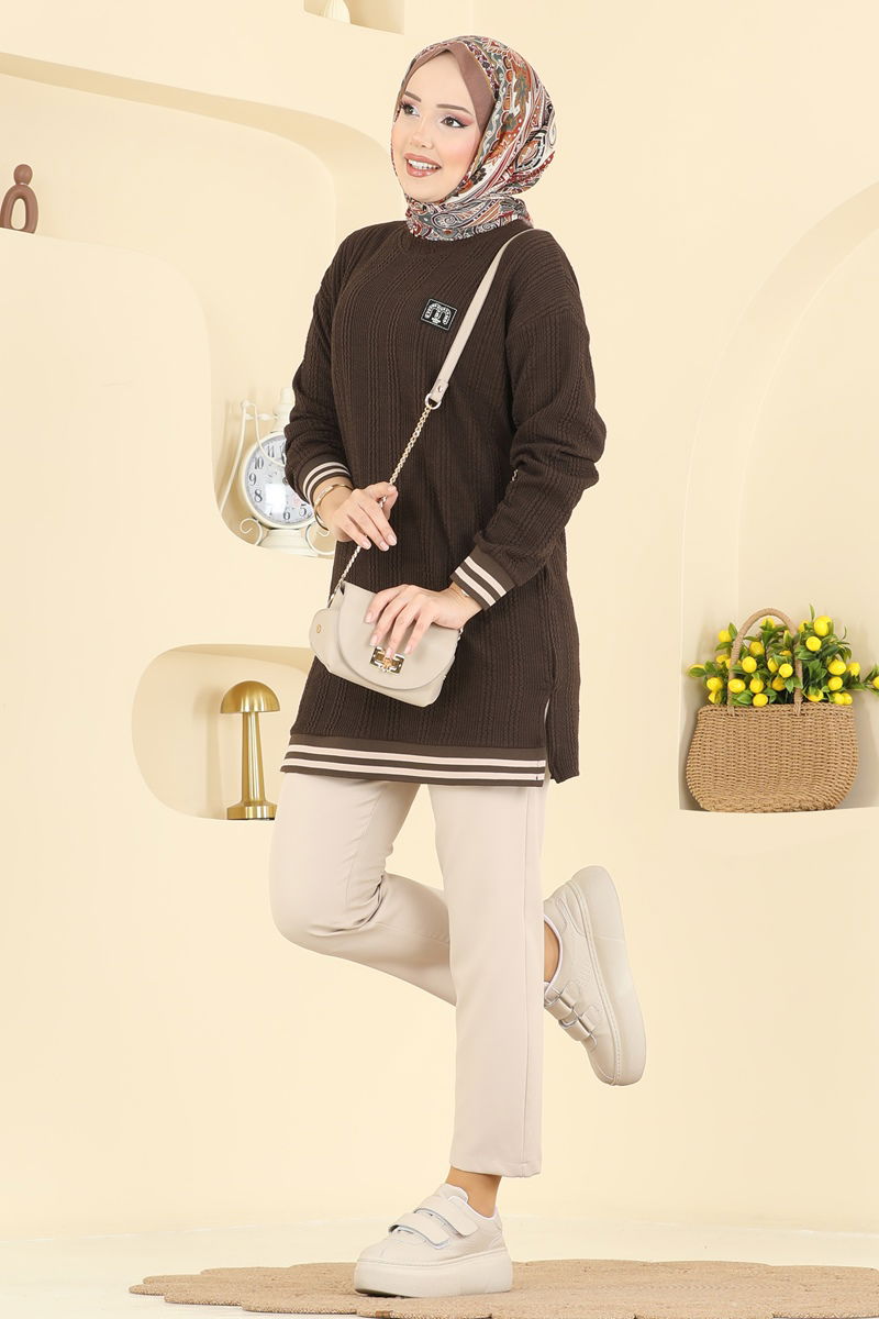 Tunic 708PM271-MS Brown