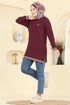 Tunic 708PM271-MS Burgundy - Thumbnail