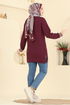 Tunic 708PM271-MS Burgundy - Thumbnail