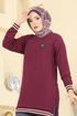 Tunic 708PM271-MS Light Burgundy - Thumbnail