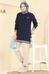 Tunic 708PM271-MS Navy Blue - Thumbnail