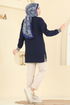 Tunic 708PM271-MS Navy Blue - Thumbnail