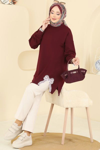 T.E.G. - Tunic 7095TEG847-MS Burgundy