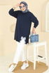 Tunic 7095TEG847-MS Navy Blue - Thumbnail