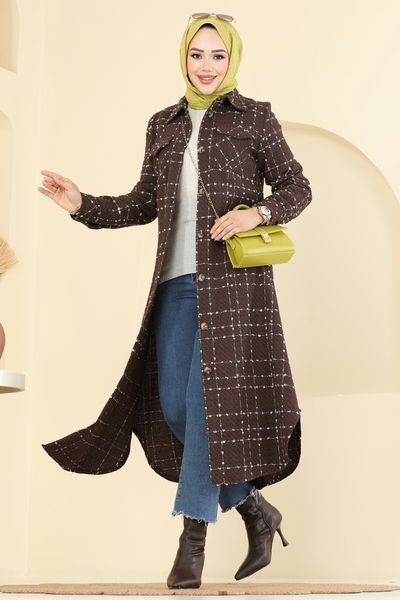 S.V.L. - Tunic 9052S324-MS Brown - 406044