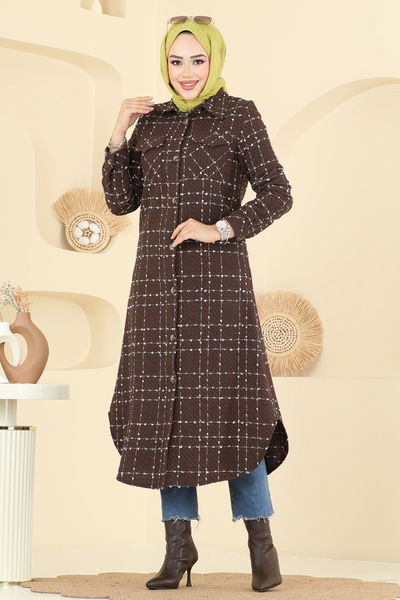 S.V.L. - Tunic 9052S324-MS Brown - 406045