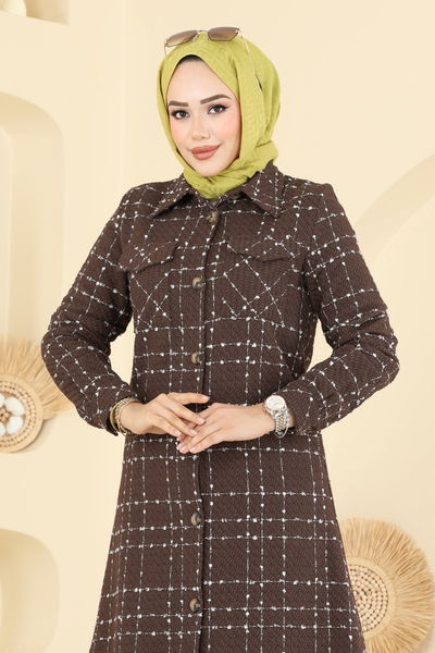 S.V.L. - Tunic 9052S324-MS Brown - 406046