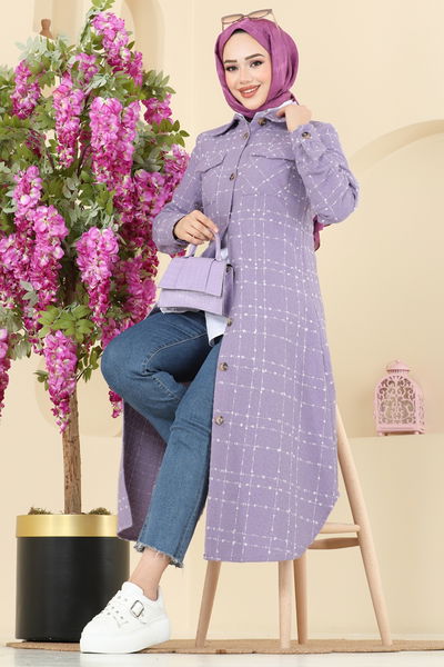 S.V.L. - Tunic 9052S324-MS Lilac - 406052