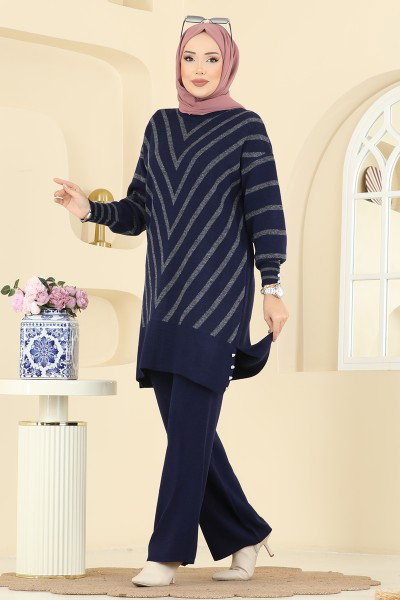 A.Y.D. - V Desen Triko Takım 2755AYD574-MS Laci